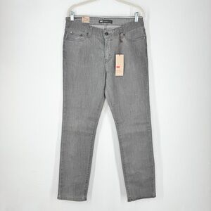 NWT Levi’s Mid Rise Skinny Gray Waxed Denim Jeans Women’s Size 31